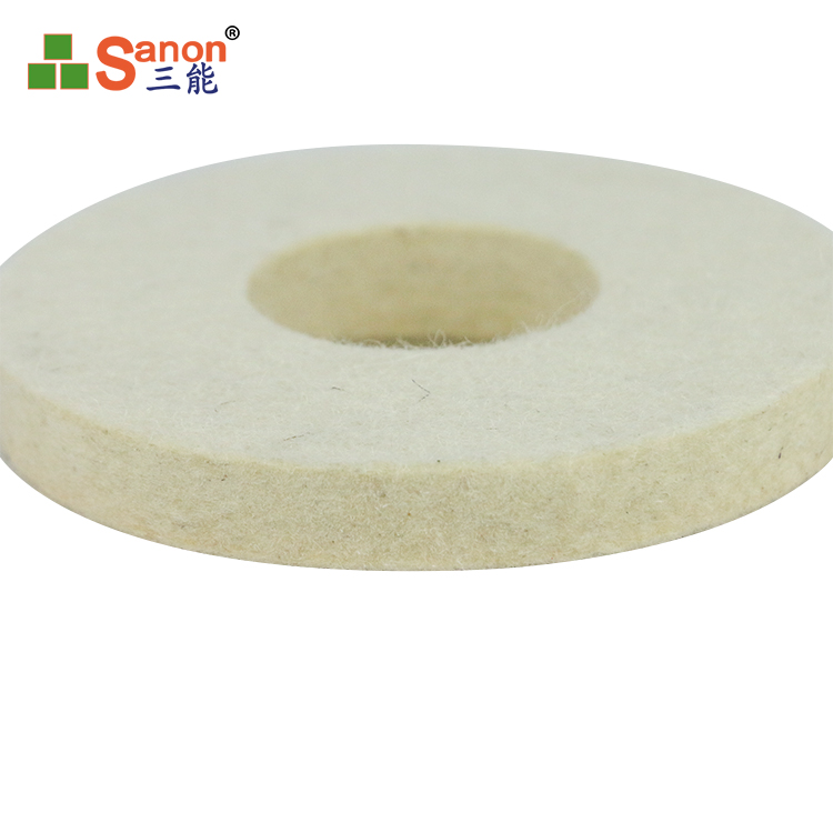 湖南毛毡抛光轮 抛光盘镜面抛光4寸角向羊毛轮 羊毛轮抛光片