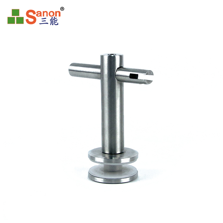 楼梯玻璃连接配件 实心亚搏在线扶手墙托 楼梯配件 活动墙托玻璃夹