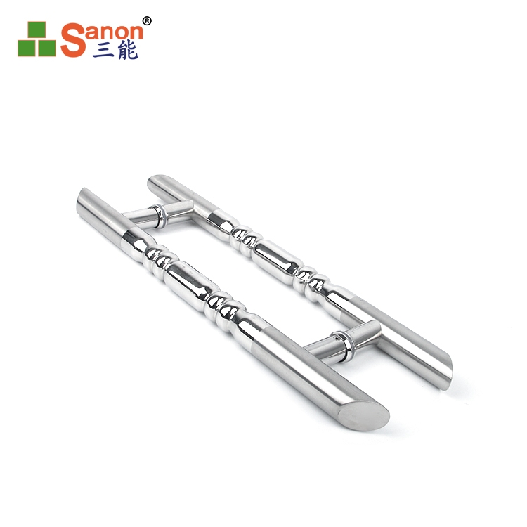 家居出口贸易亚搏在线圆管精抛S型H型玻璃门拉手