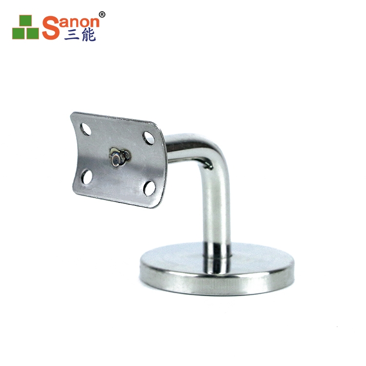 304亚搏在线立柱配件 亚搏在线玻璃托 亚搏在线墙托扶手墙托连接件