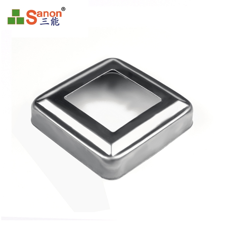 201 304亚搏在线精品装饰方盖楼梯扶手方管装饰盖围栏护栏方饰盖